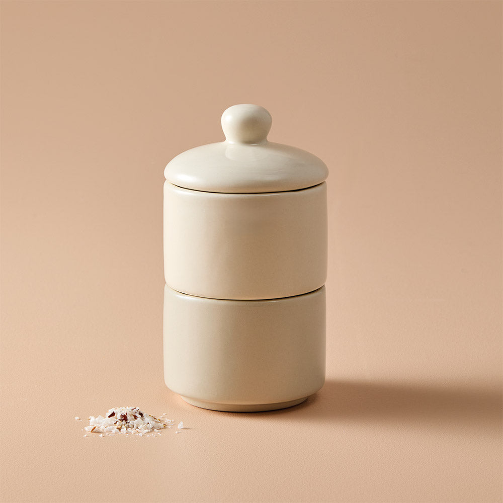 Alex Liddy Harley Salt & Pepper Holder Cream at Robins Kitchen