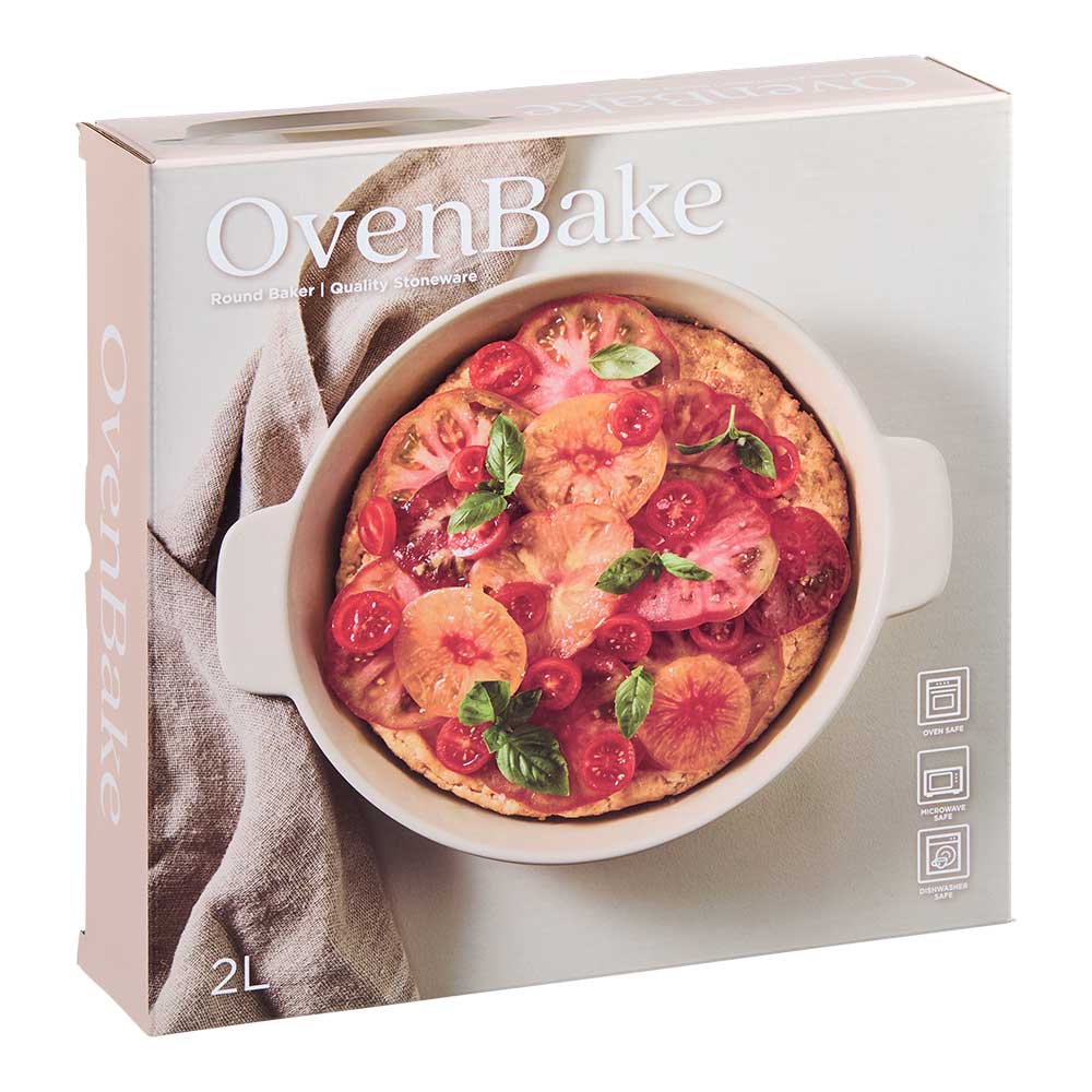 OvenBake Round Baker 2L Oat Cream at Robins Kitchen