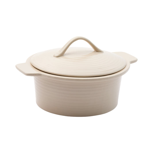 OvenBake Casserole Dish with Lid 3L Oat Cream at Robins Kitchen