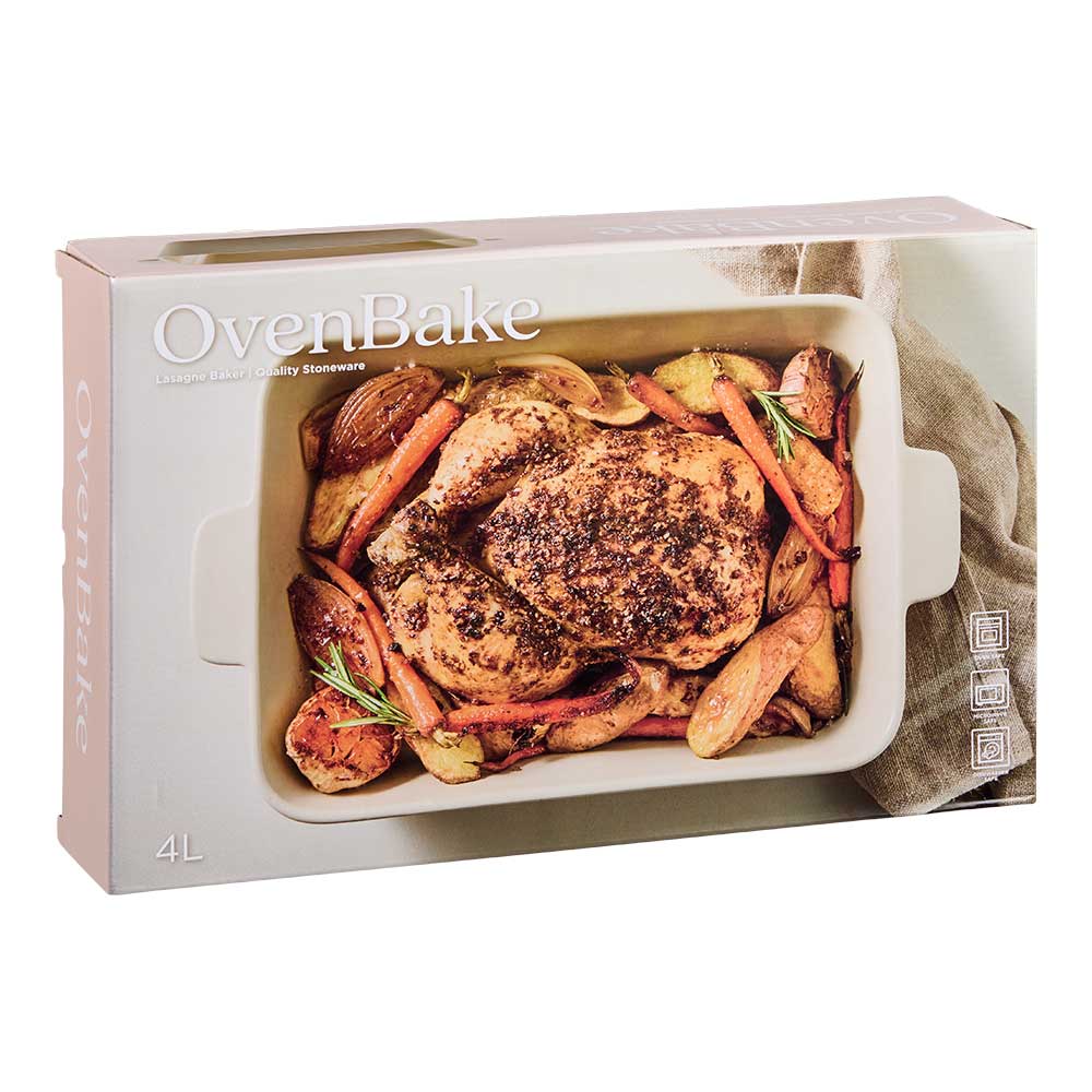 OvenBake Lasagne Baker 4L Oat Cream at Robins Kitchen