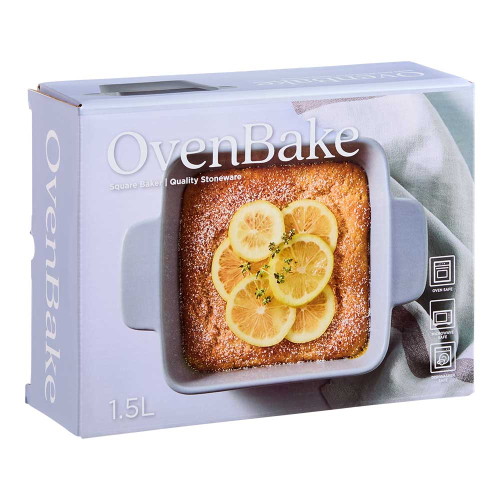 OvenBake Square Baker 1.5L Powder Blue at Robins Kitchen