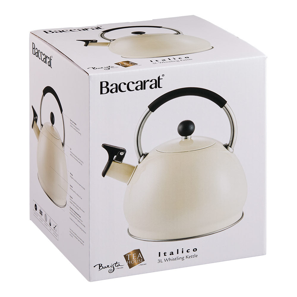 Baccarat Barista Tea House Italico Kettle 3L Oat Cream at Robins Kitchen