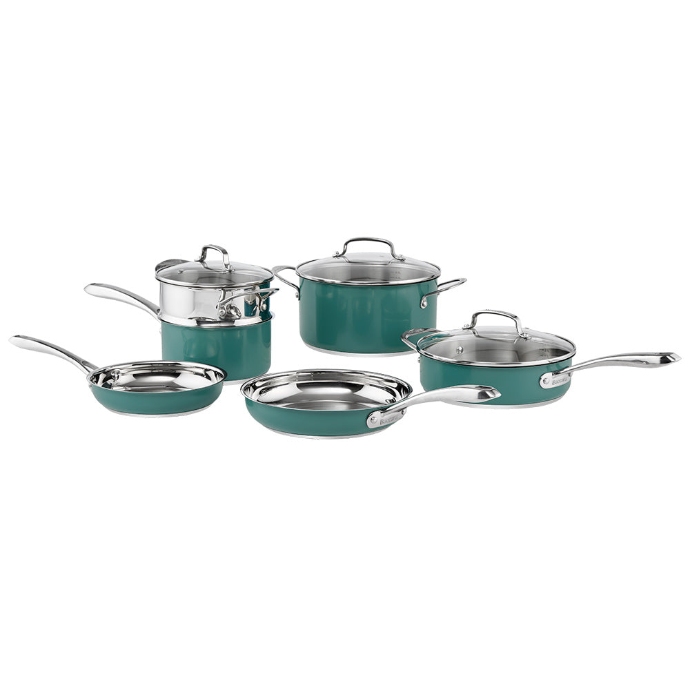 Baccarat SIGNATURE 6 Piece Cookware Set Forest Green at Robins Kitchen