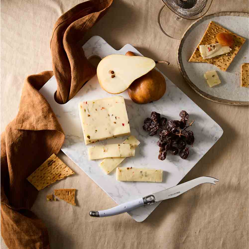 30cm Marble Serving Board with cheese and fruit - Robins Kitchen