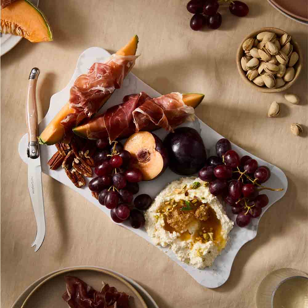 32cm marble Board and Cheese Knife set with charcuterie - Robins Kitchen
