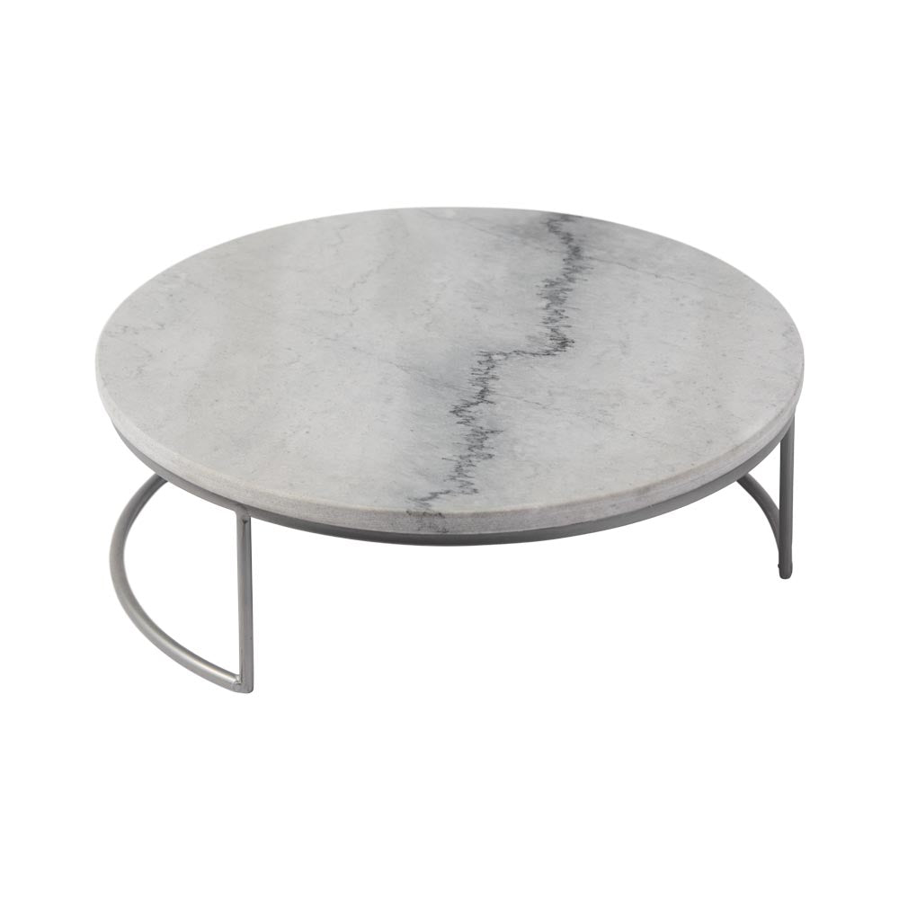 Alex Liddy Slate & Co Marble Serving Board with Stand 30cm - Robins Kitchen