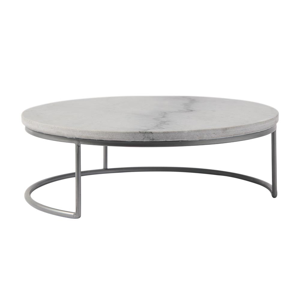 Alex Liddy Slate & Co Marble Serving Board with Stand 30cm - Robins Kitchen