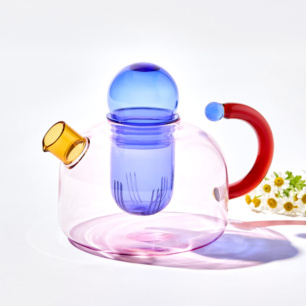 Alex Liddy Prisma Glass Teapot 500ml Multicolour - Robins Kitchen