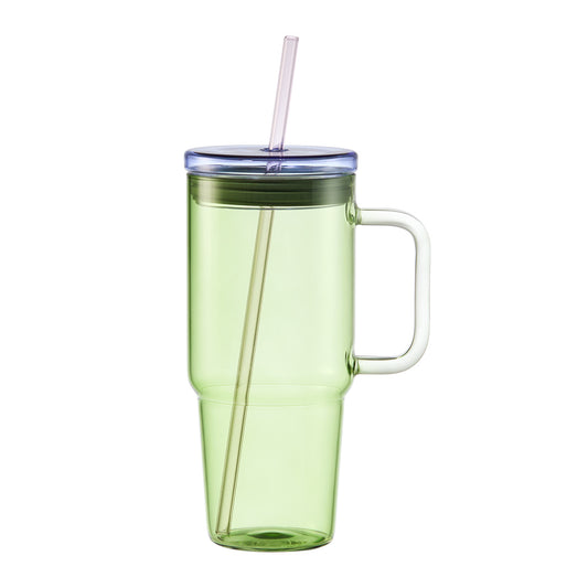 Alex Liddy Prisma Glass Tumbler 900ml Green - Robins Kitchen