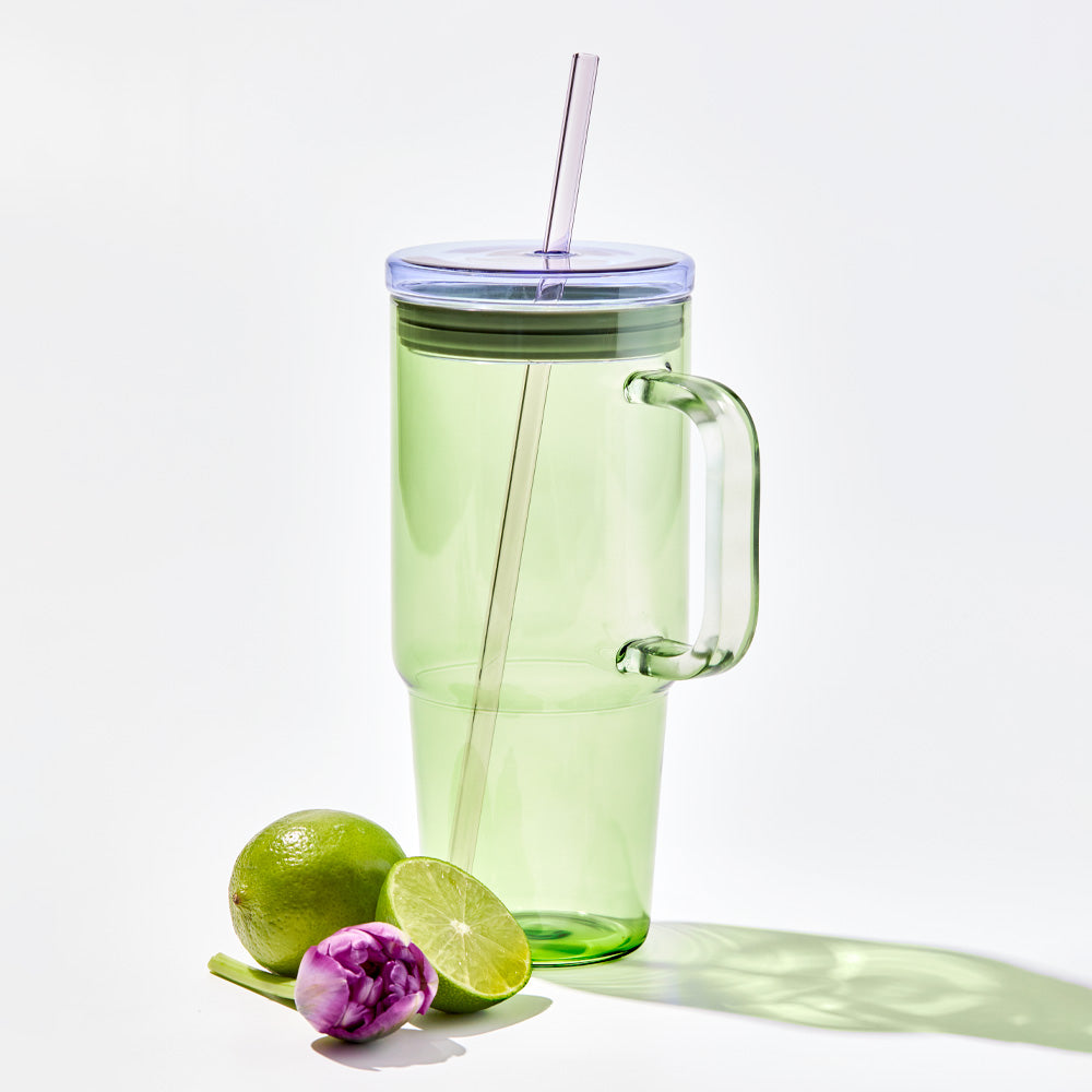Alex Liddy Prisma Glass Tumbler 900ml Green - Robins Kitchen