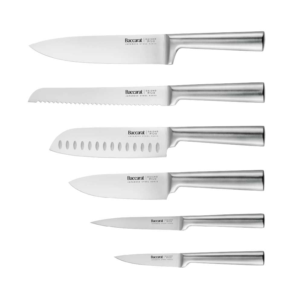 Baccarat Daisho Kizamu 7 Piece Knife Block