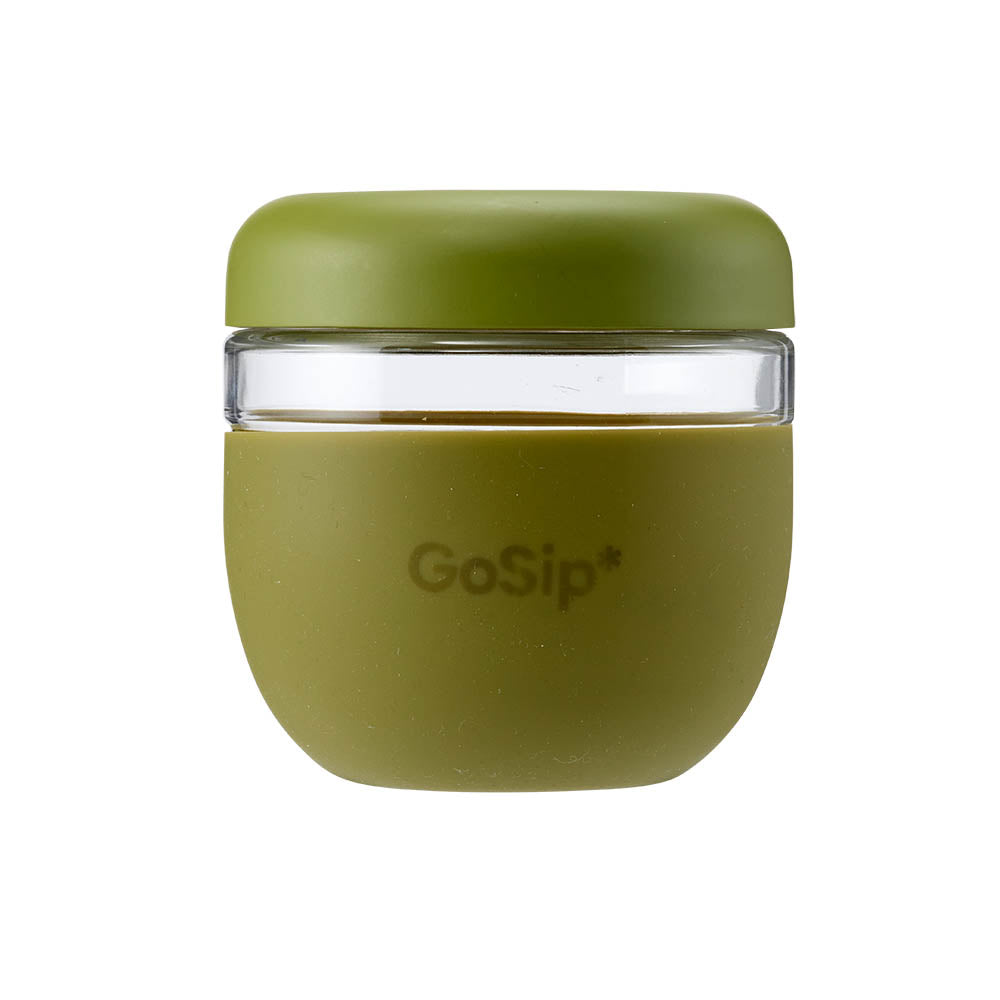 GoSip by h2 hydro2 Glass Food Jar 720ml Jolt green