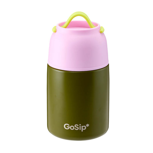 GoSip by h2 hydro2 Stainless Steel Food Jar 750ml Jolt green