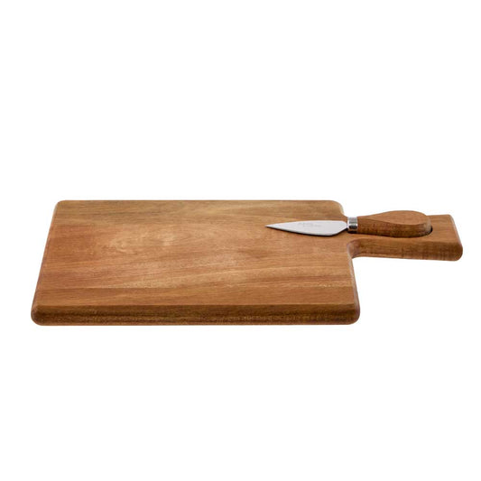 Alex Liddy Acacia Rectangular Board and Cheese Knife Set - Robins Kitchen