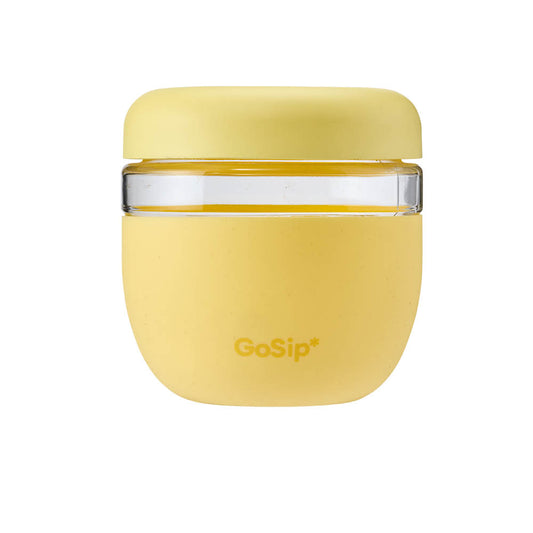 GoSip by h2 hydro2 Glass Food Jar 720ml Spree yellow
