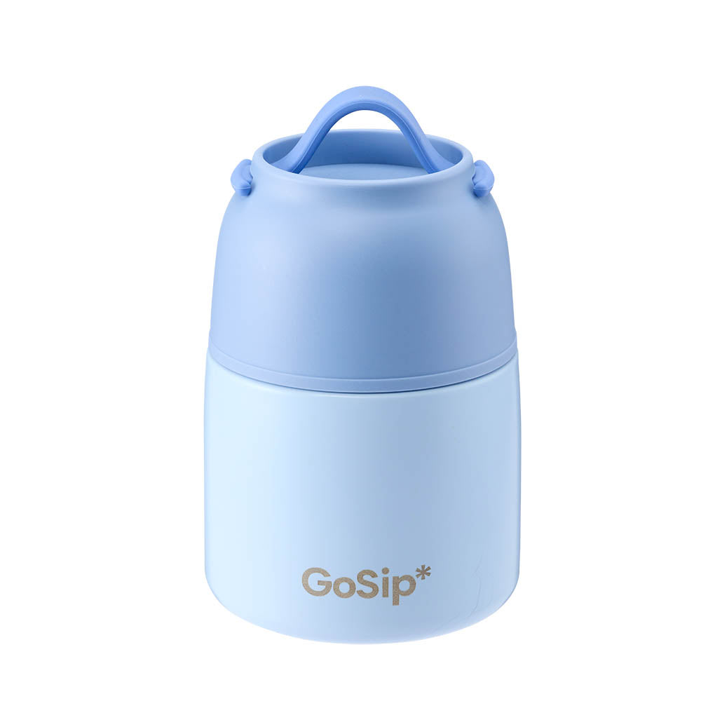 GoSip by h2 hydro2 Stainless Steel Food Jar 500ml Snap blue