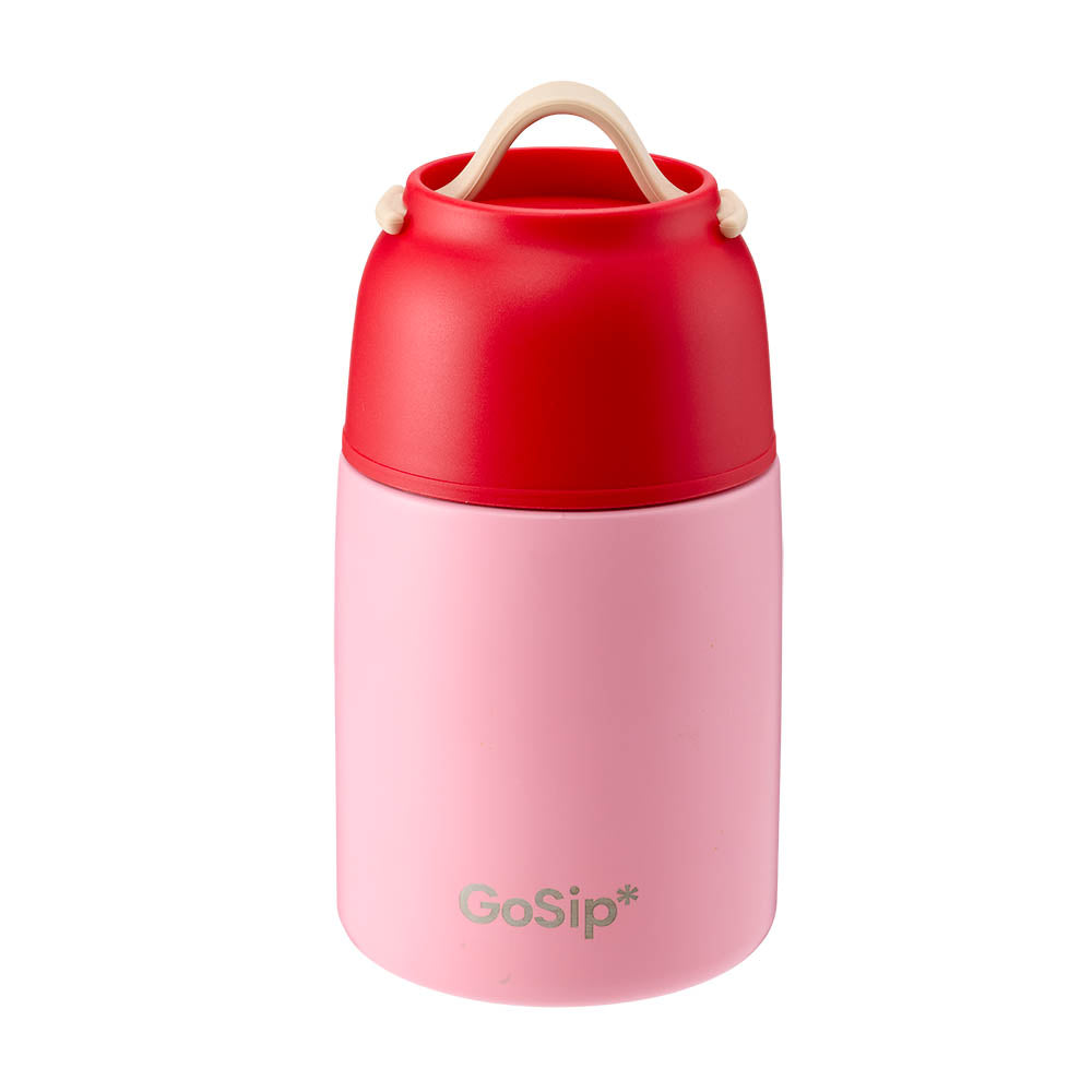 GoSip by h2 hydro2 Stainless Steel Food Jar 750ml Pop pink