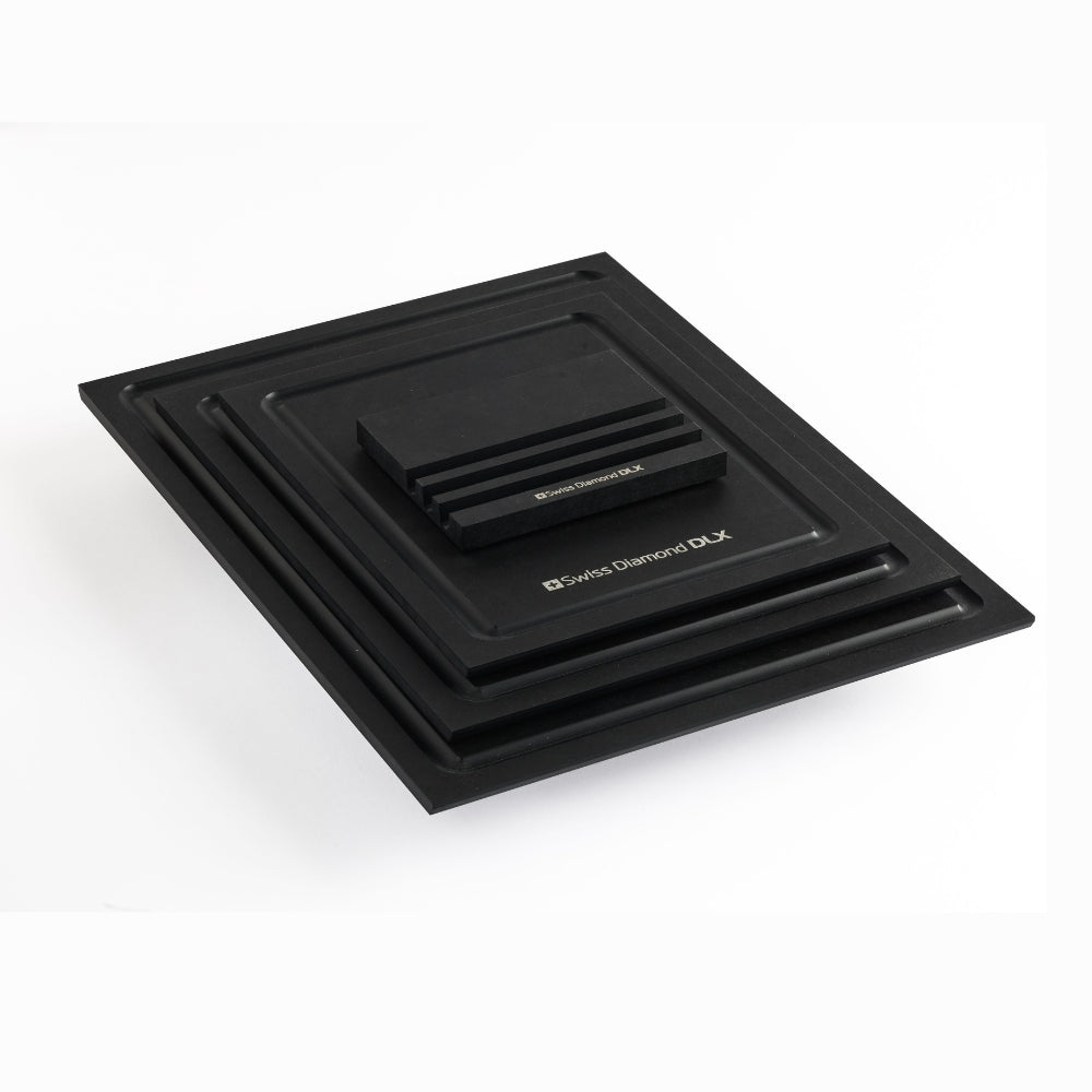 Swiss Diamond Premium Set Of 3 Wood Fibre Cutting Boards With Stand