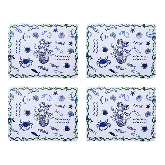 Porto Nautilus Set of 4 Placemats 34x26.5cm Siren