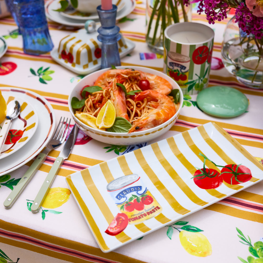 Porto Valentina Tablecloth 230x150cm Vintage