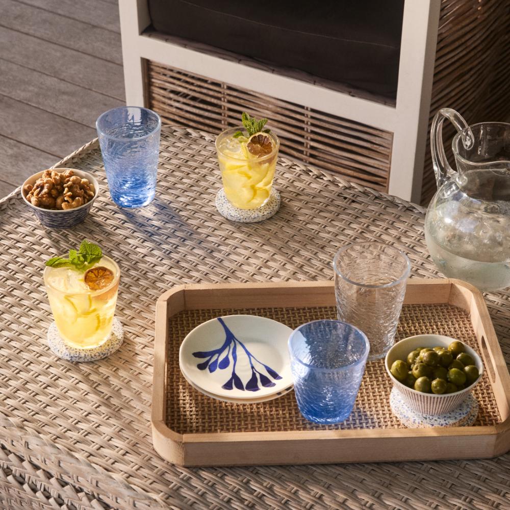 Royal Doulton Pacific Set of 4 Highball Tumblers