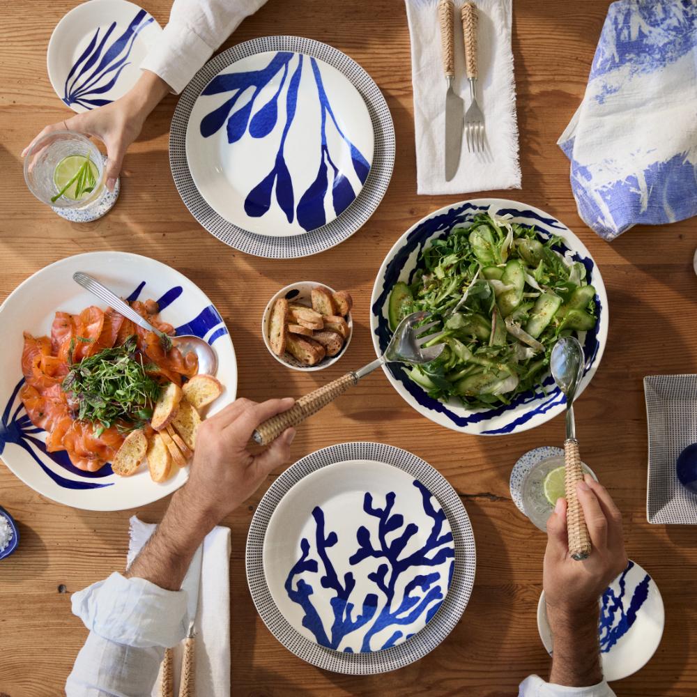 Royal Doulton Set of 4 Pacific Assorted Plates 24cm