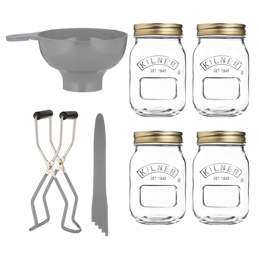 Kilner Preserve 8 Pice Starter Set 500ml