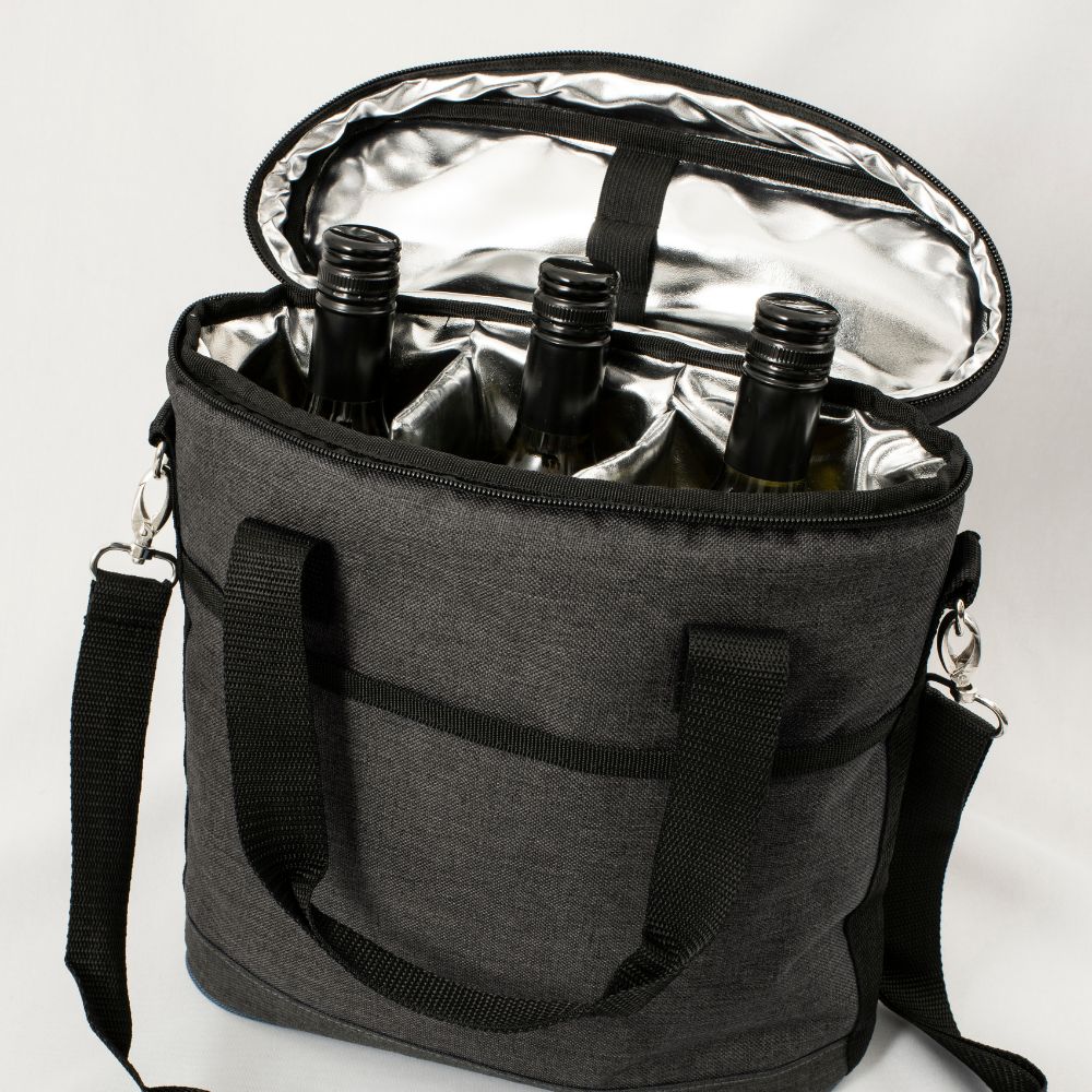 Karlstert Deluxe Bottle Carrier Charcoal