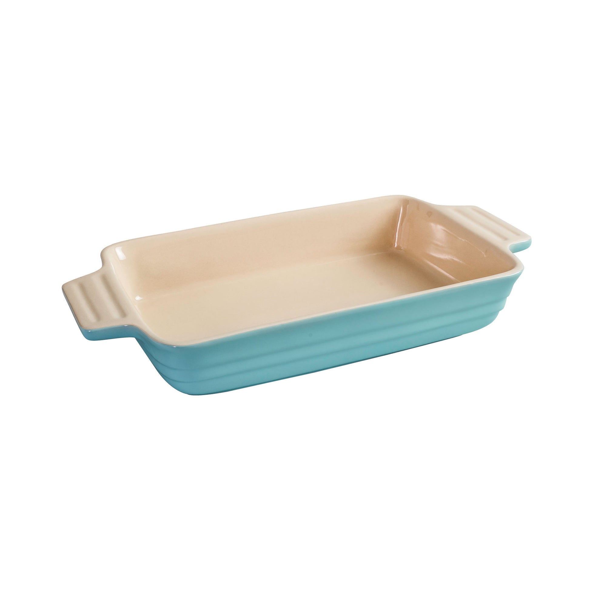 Chasseur Large Rectangular Baker 32cm Duck Egg Blue - Robins Kitchen
