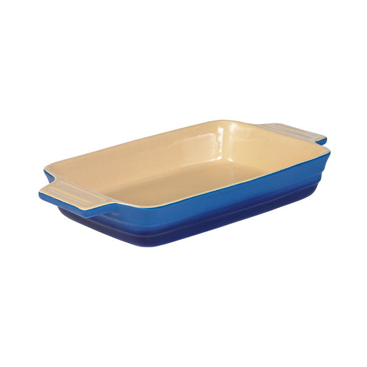 Chasseur Large Rectangular Baker 32cm Blue - Robins Kitchen