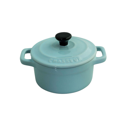 Chasseur Mini Cocotte 10cm Duck Egg Blue - Robins Kitchen