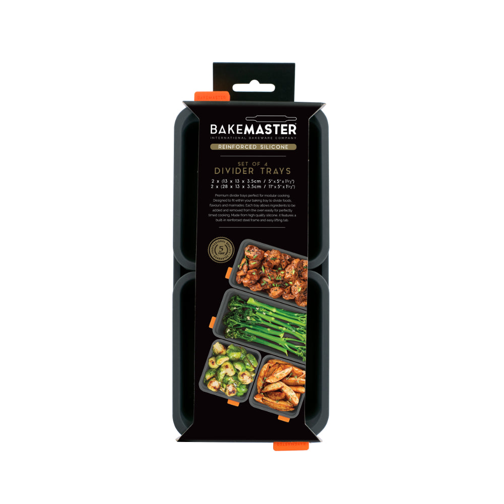 Bakemaster Set Of 4 Divider Trays