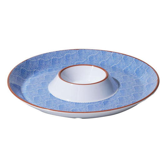 Avanti Round Sharing Plate with Sauce Bowl