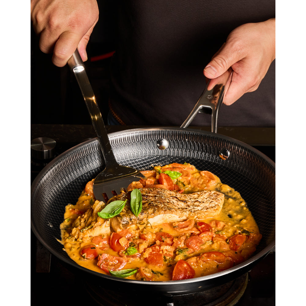 Swiss Diamond DLX Clad 3 Piece Ceramic Non Stick Frypan Set