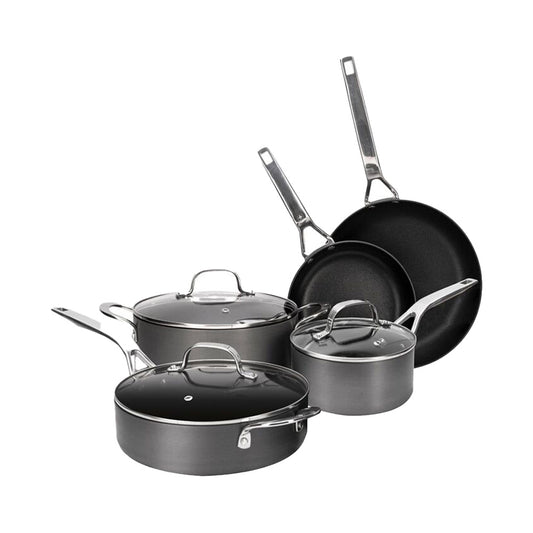 Swiss Diamond 5 Piece Hard Anodised Cookware Set