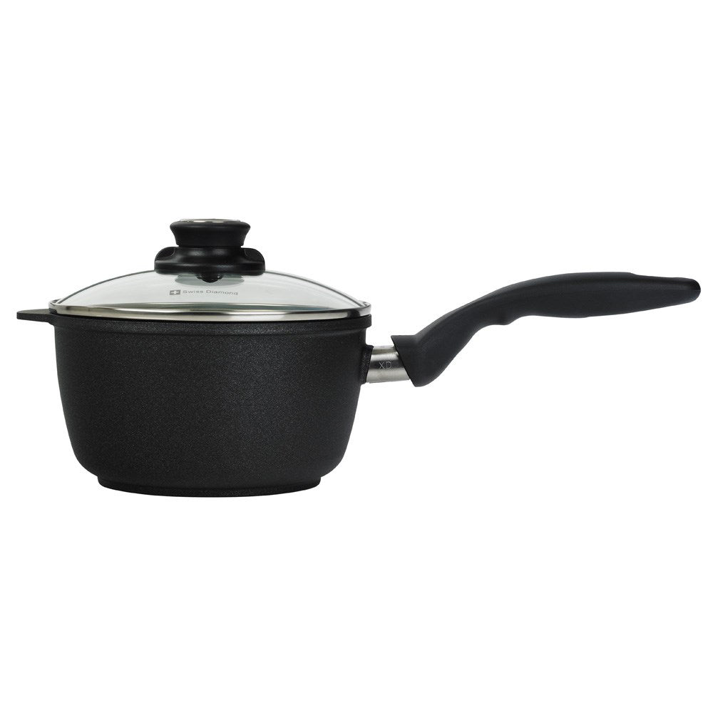 Swiss Diamond XD Induction Saucepan with Lid 18cm