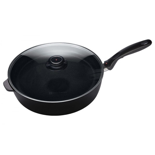 Swiss Diamond XD Induction Deep Saute Pan With Glass Lid 28cm/4.2L