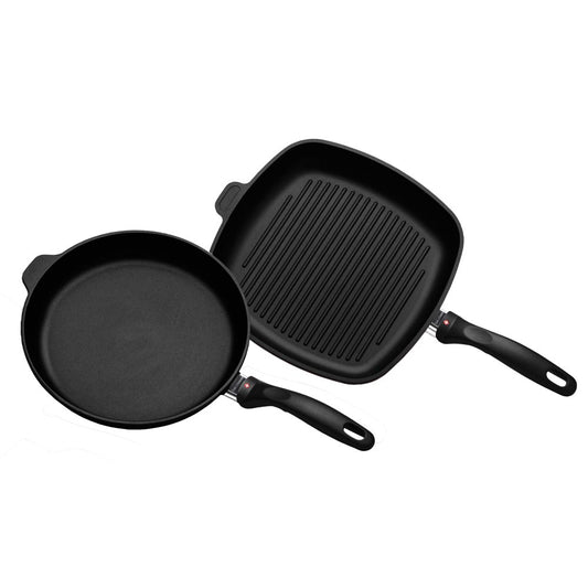 Swiss Diamond XD Induction 2 Piece Grill Pan Set