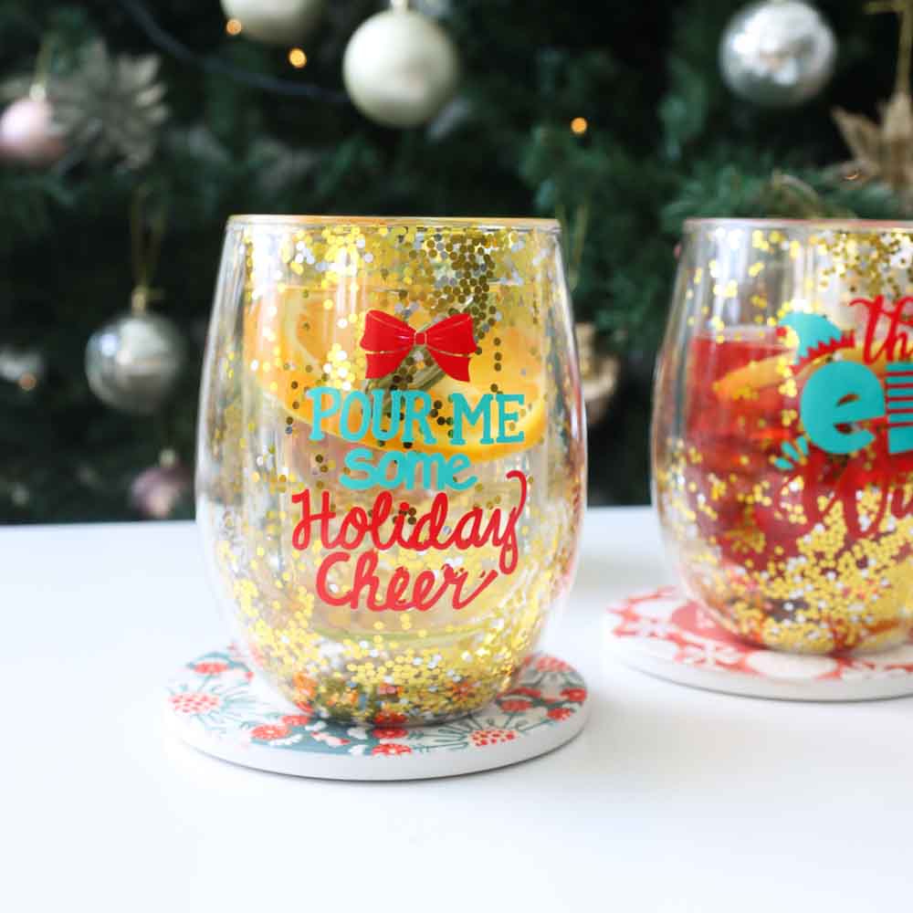 Splosh Christmas Stemless Glass