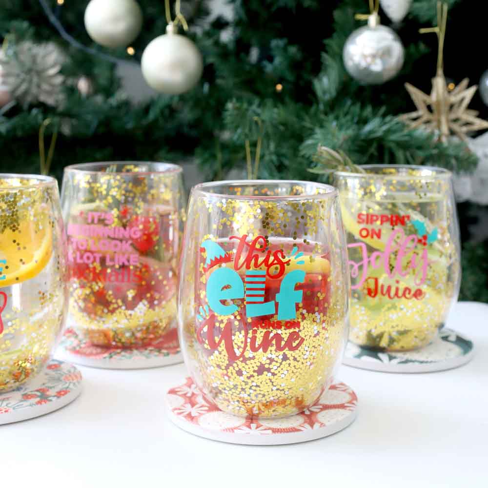 Splosh Christmas Stemless Glass