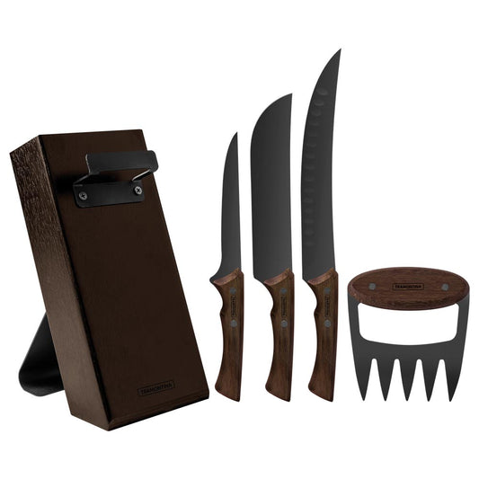 Tramontina Churrasco Black Collection Knife Block