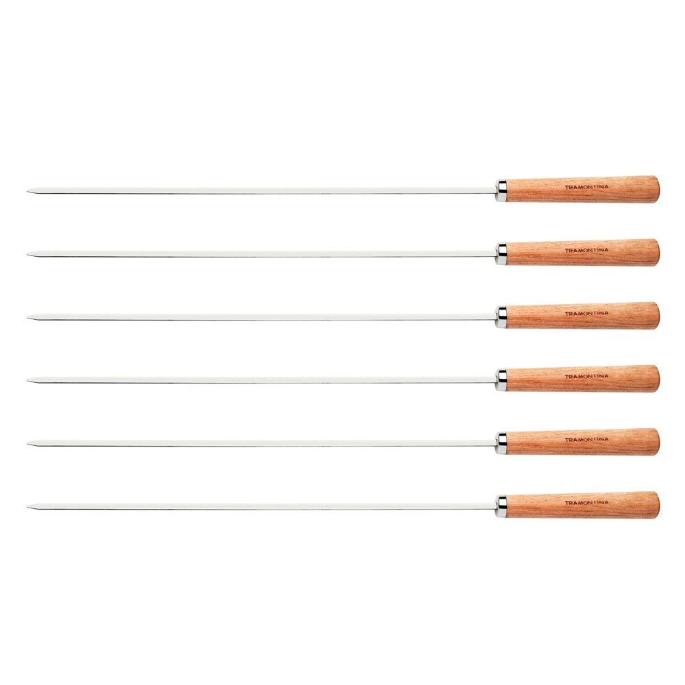 Tramontina Churrasco 6 Piece Skewers Set 50cm