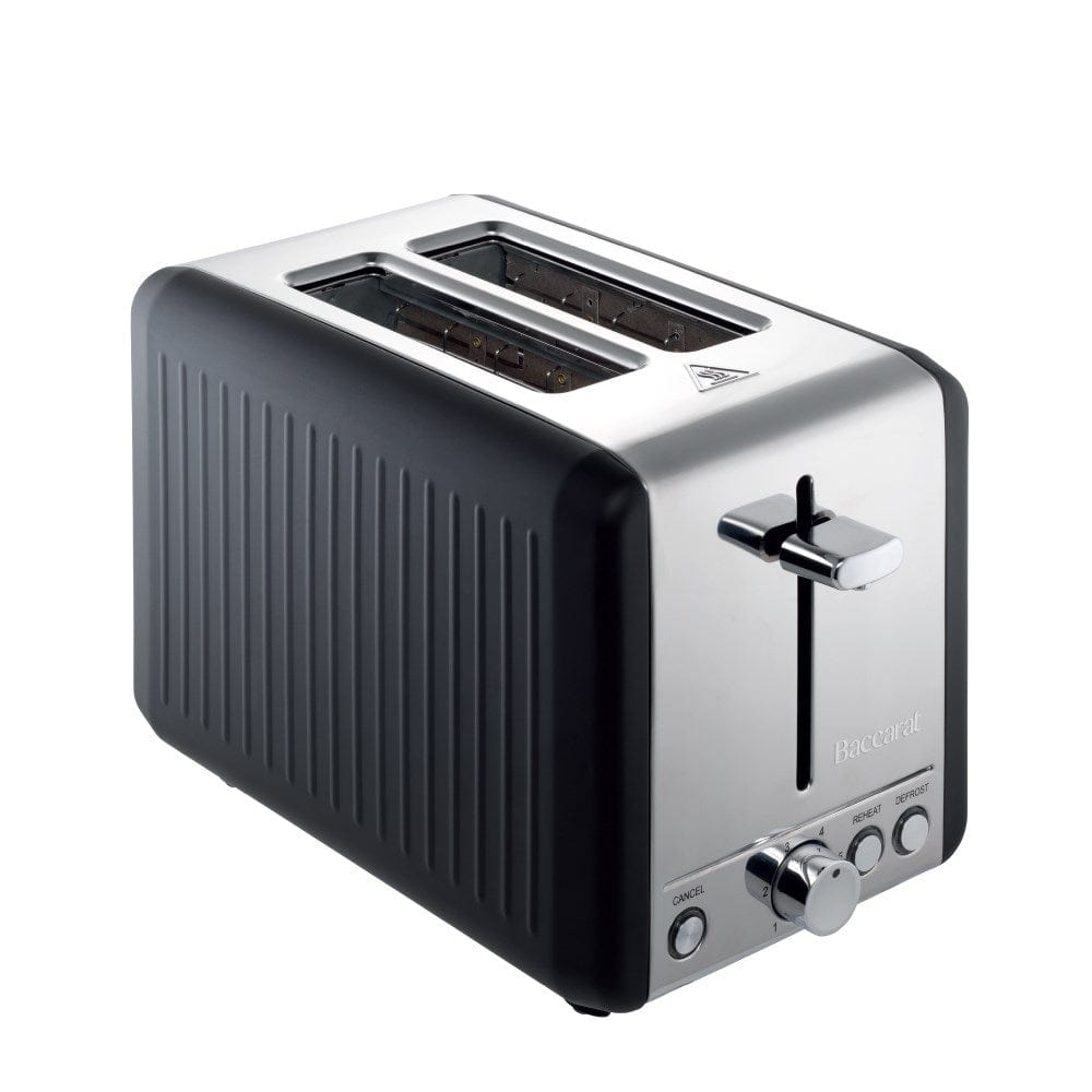 Baccarat The Toasty Slice 2 Slice Toaster Black