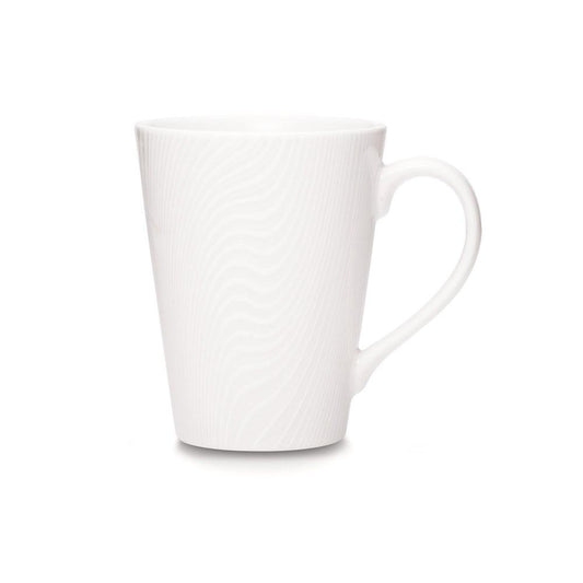 Noritake White On White 4 Piece Mug Set 350ml