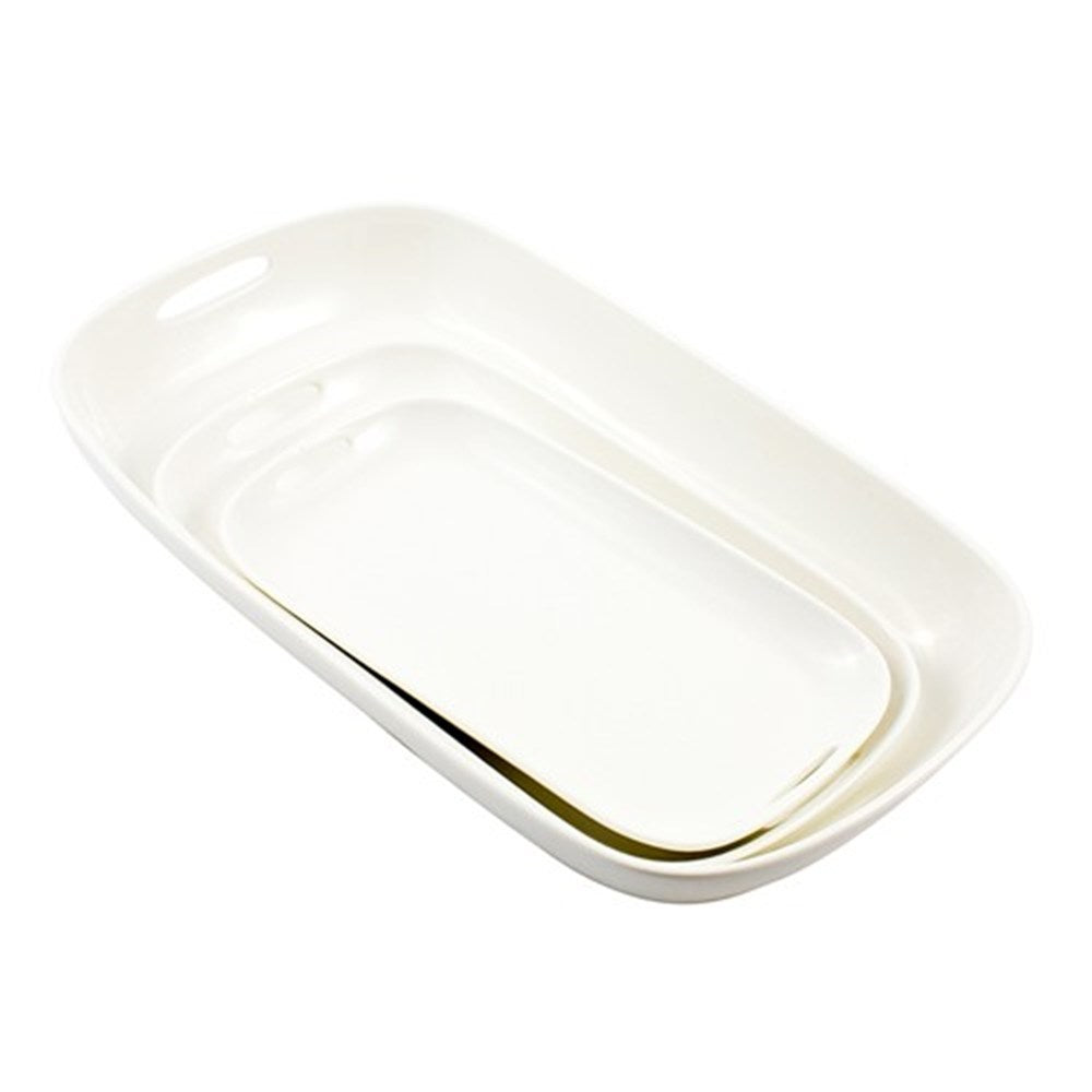 Ambrosia Zest Rectangular Tray 40cm Dinner Plate at Robins Kitchen