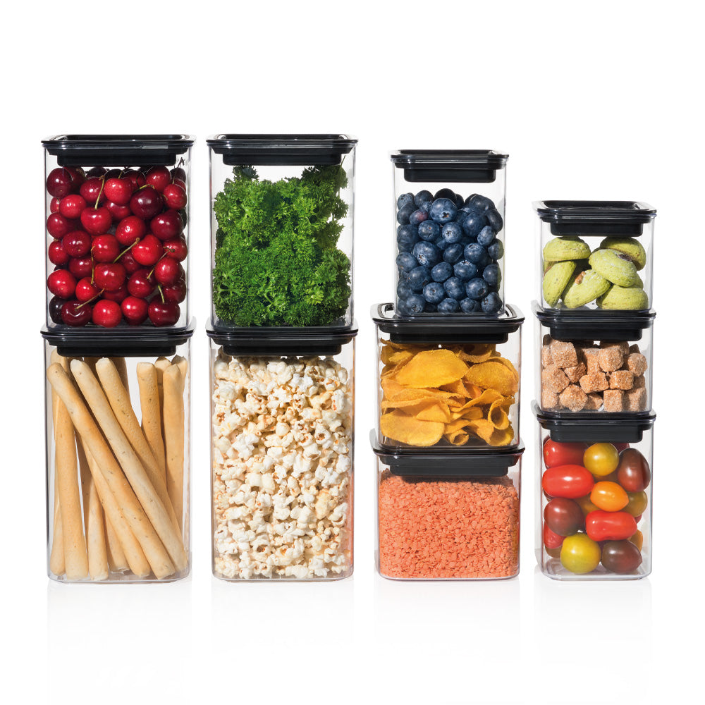 Scullery Lock Fresh 10 Piece Set Canisters Kitchen Storage Containers at Robins Kitchen