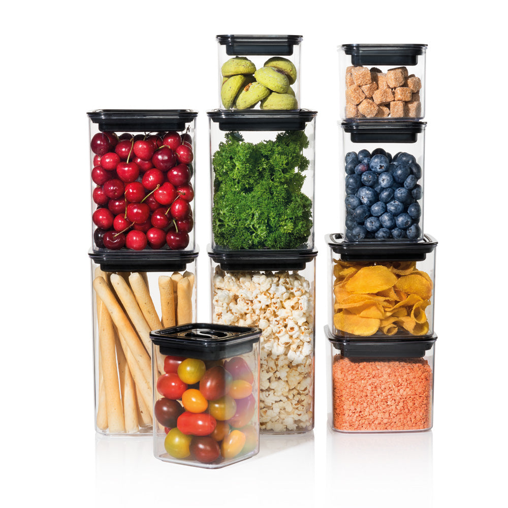 Scullery Lock Fresh 10 Piece Set Canisters Kitchen Storage Containers at Robins Kitchen