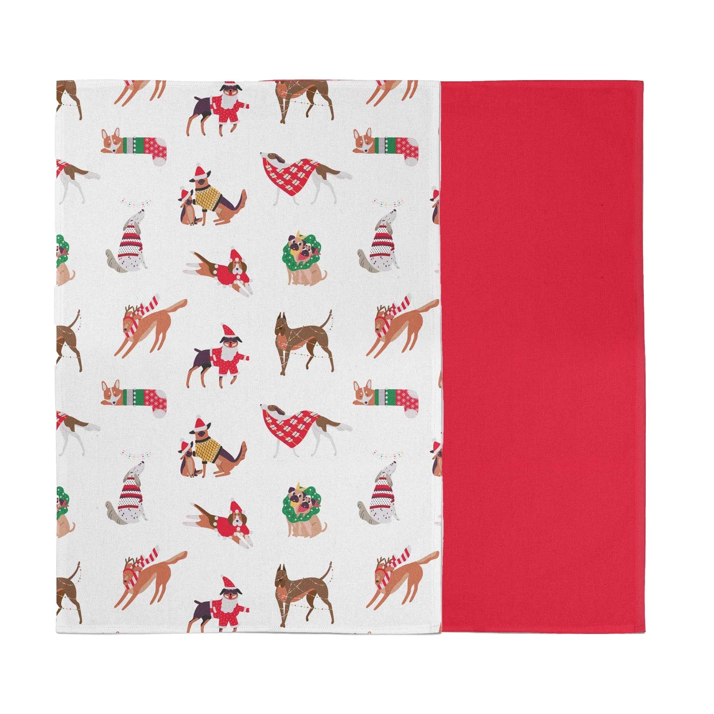 Ambrosia Santas Workshop IV Set of 2 Tea Towel