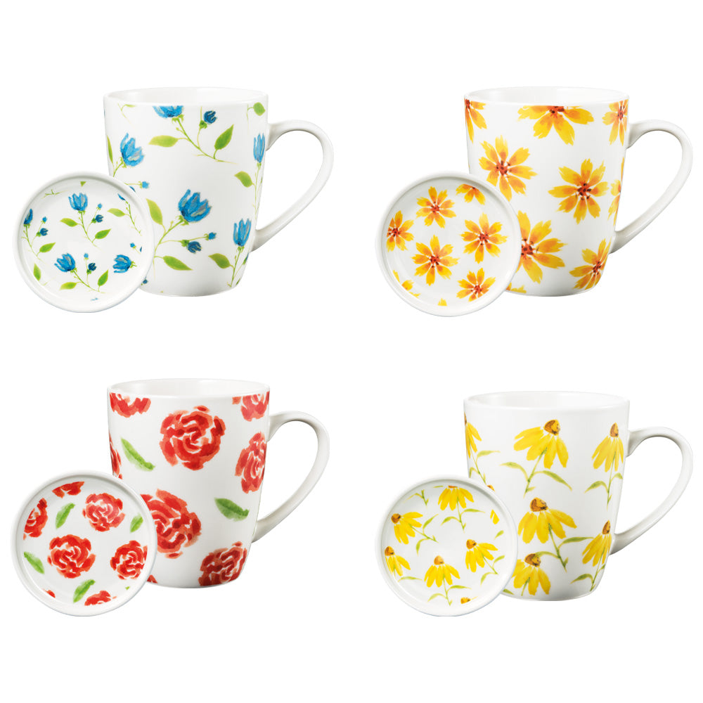 Ambrosia Set of 4 Mug with Coaster