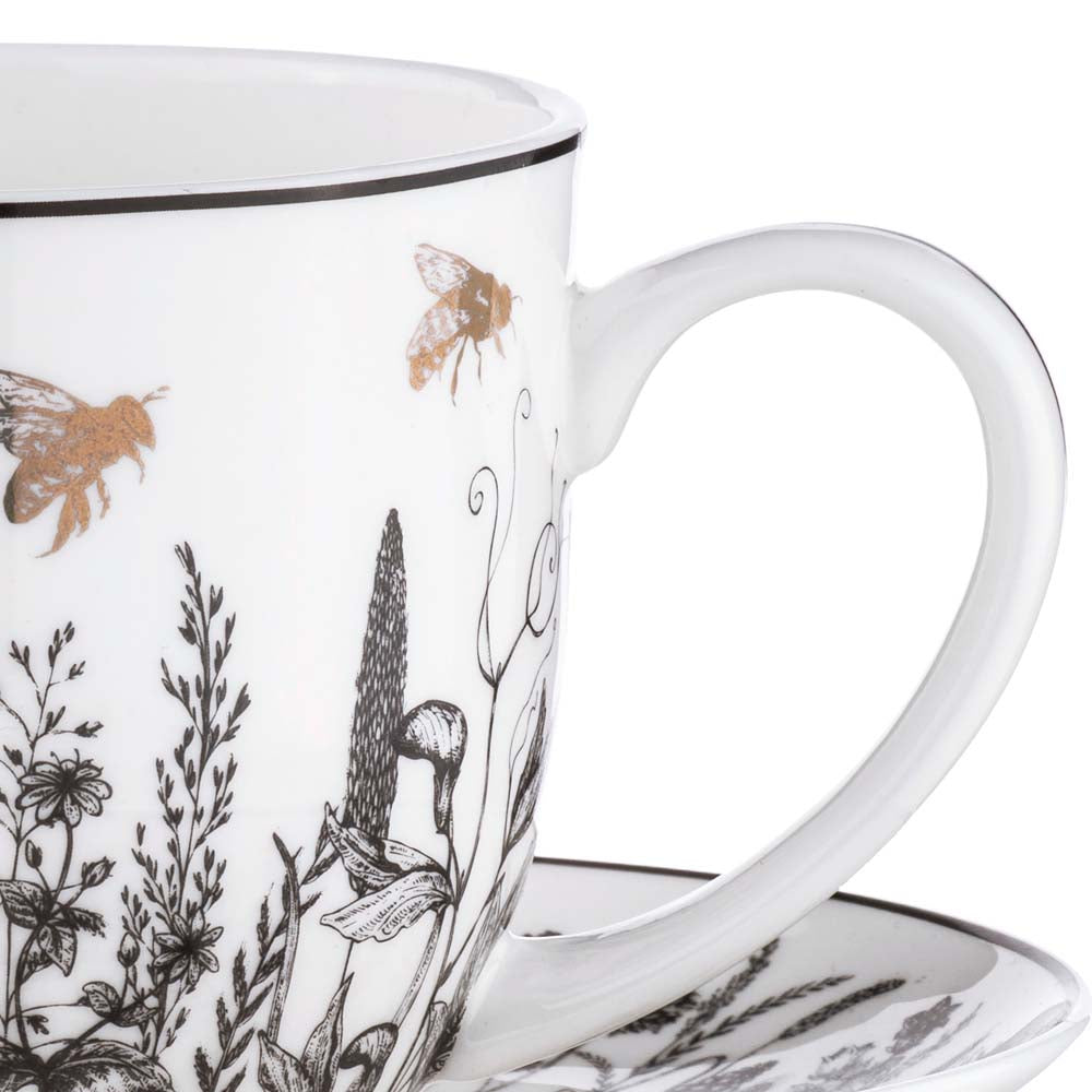 Ashdene Queen Bee Cup & Saucer 350ml